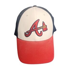 Nike Atlanta Braves MLB Hat Legacy Dri-FIT Baseball Cap Navy Blue White Red OSFM